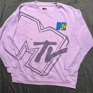 MTV Lavender Crewneck Sweater